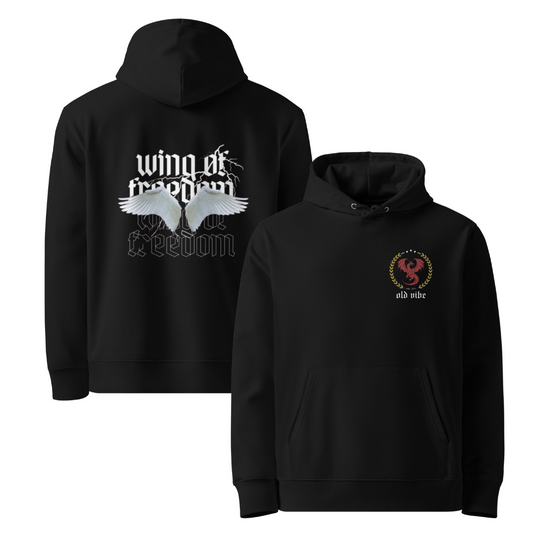 old vibe hoodie : wing of freedom