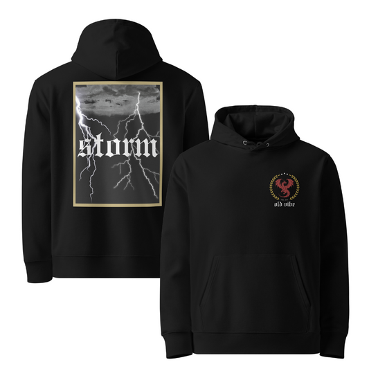 old vibe hoodie : storm